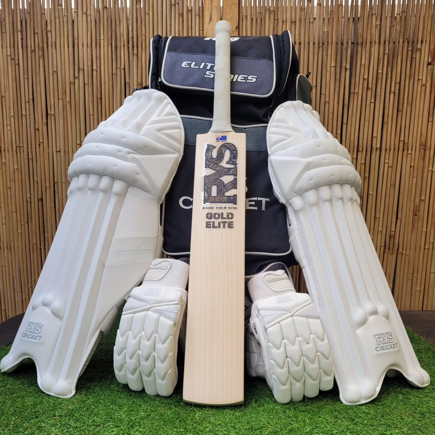 🚨Sale time 🚨

Gold Elite Full Kit Deal.✅🏏

Friday Saturday only the 29th and 30th of December or until sold out✅

Gold Elite Full Kit Slashed from $1500 down to only $1200🥳🥳

$1200 gets you a Gold Elite Players bat top of the range.(Elite Perfor