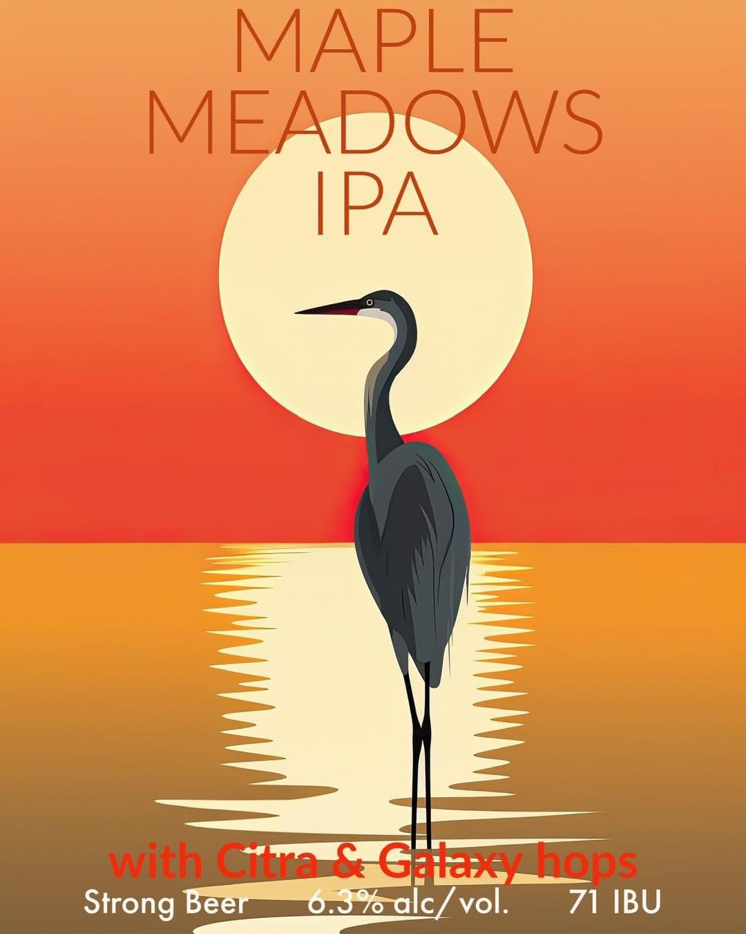 Maple Meadows IPA with Citra & Galaxy Hops