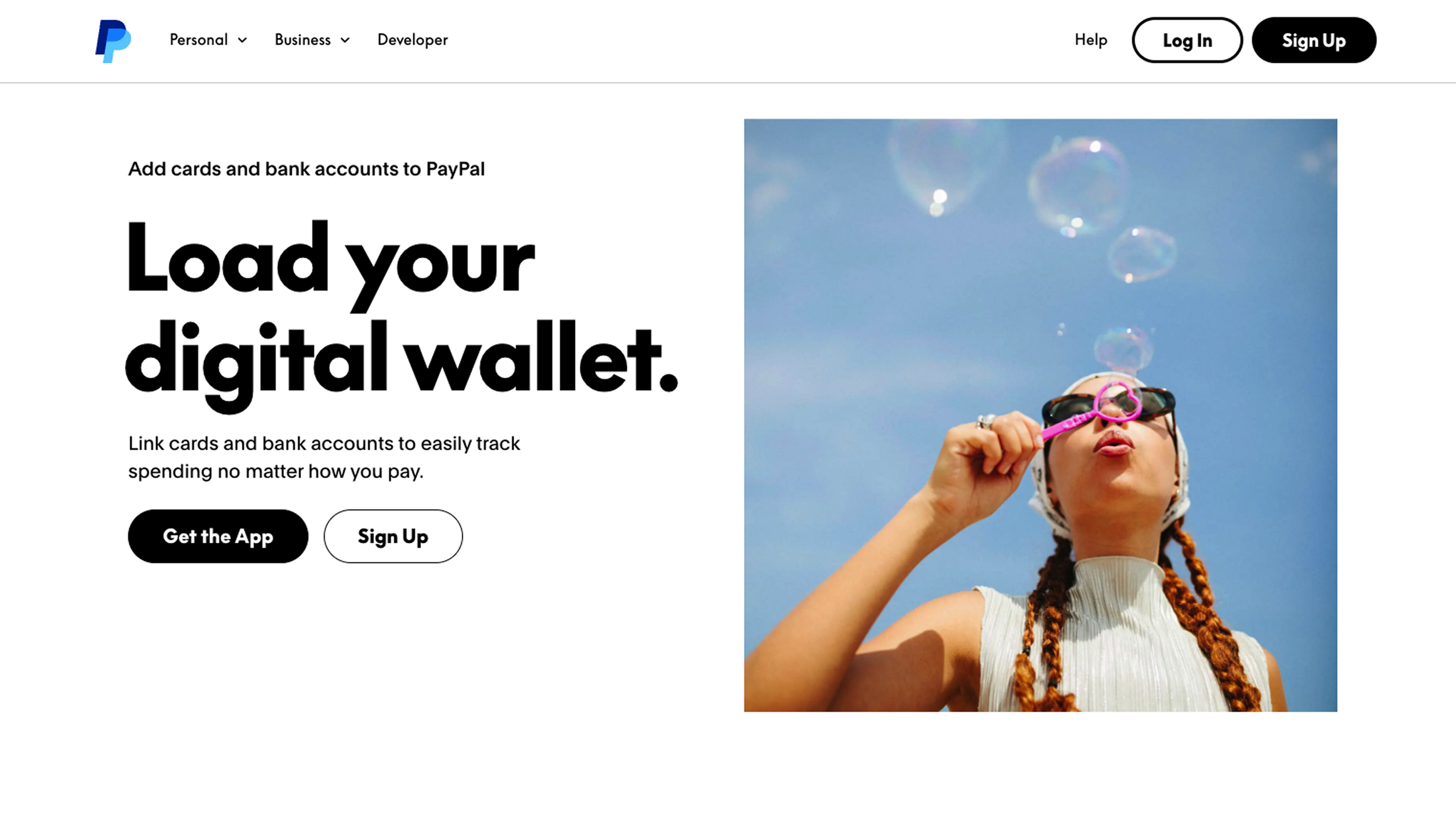PayPal Website Rebrand: UK