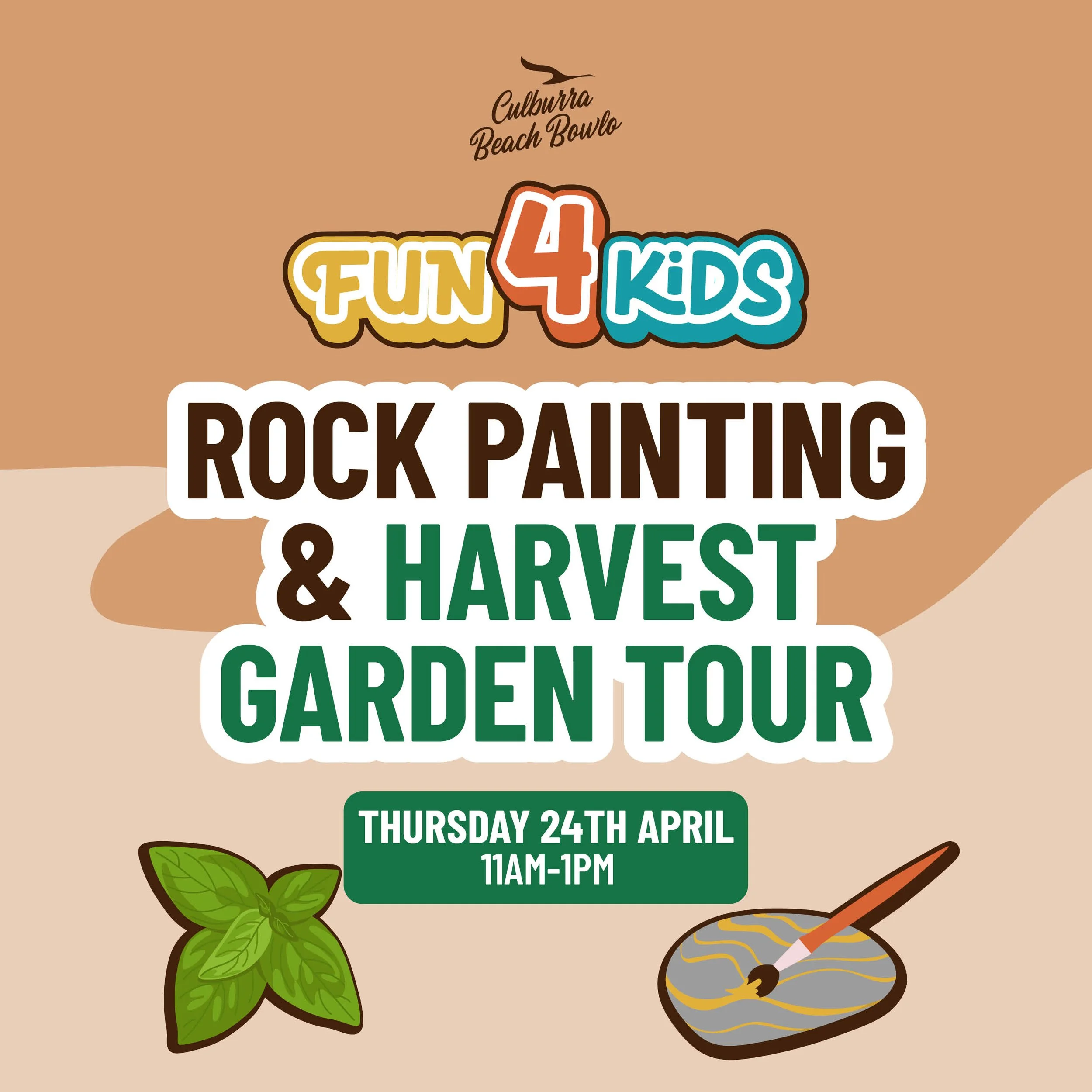 Rock Painting & Harvest Garden Tour