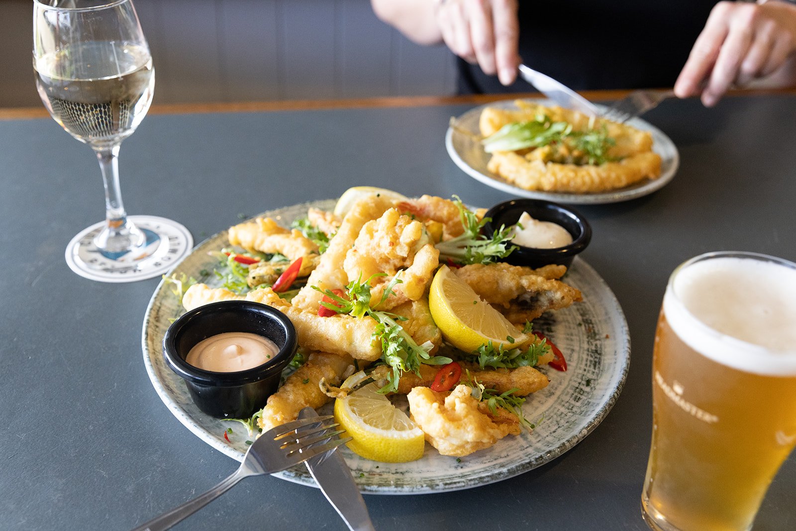 Simple and delicious is hard to beat!

Our crispy salt &amp; pepper squid at The Lemon Tree is a crowd favourite! Perfectly crispy, full of flavour and ideal for an easy bite with a cold drink.

Sounds like a pretty good way to spend your arvo.

#The