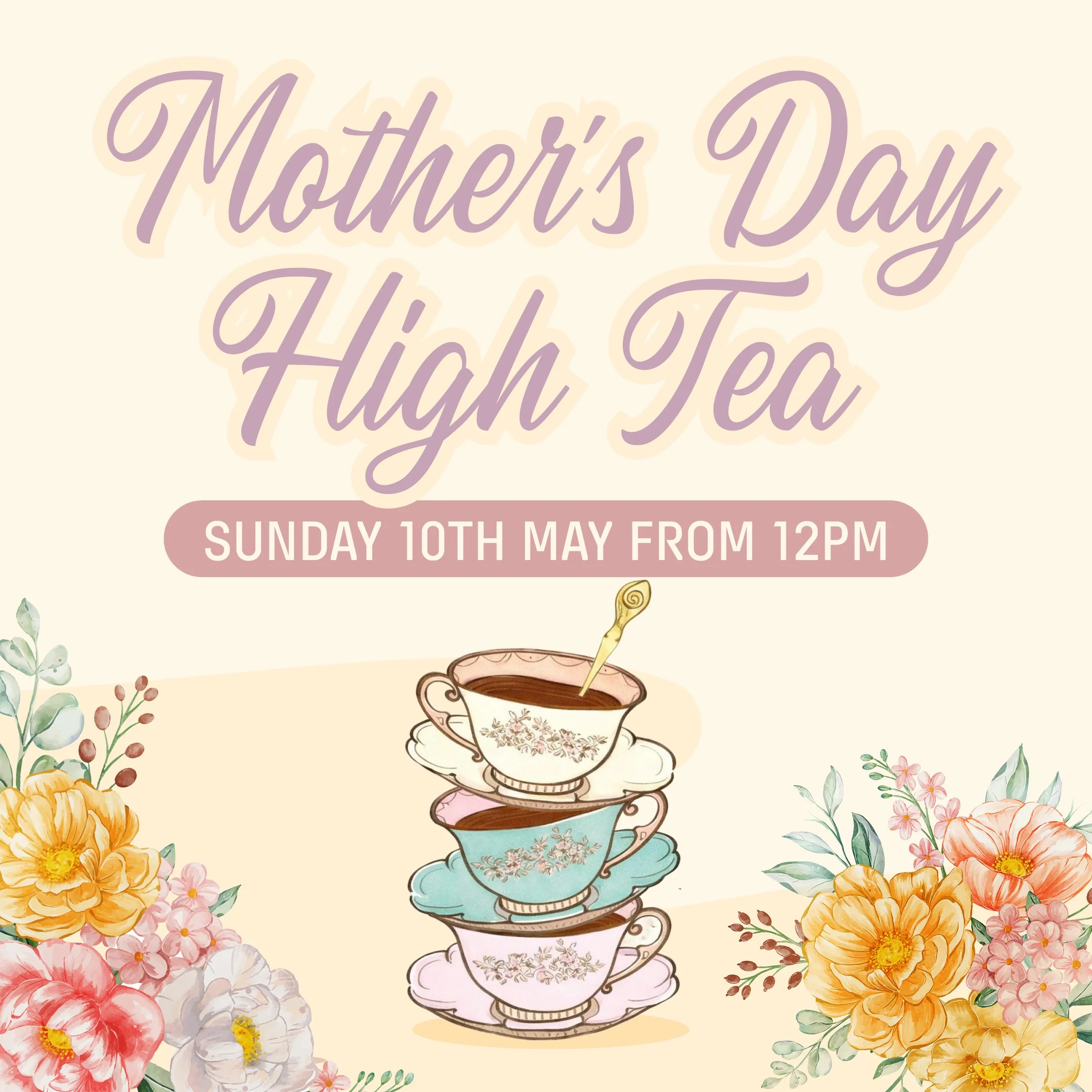 Mother's Day High Tea