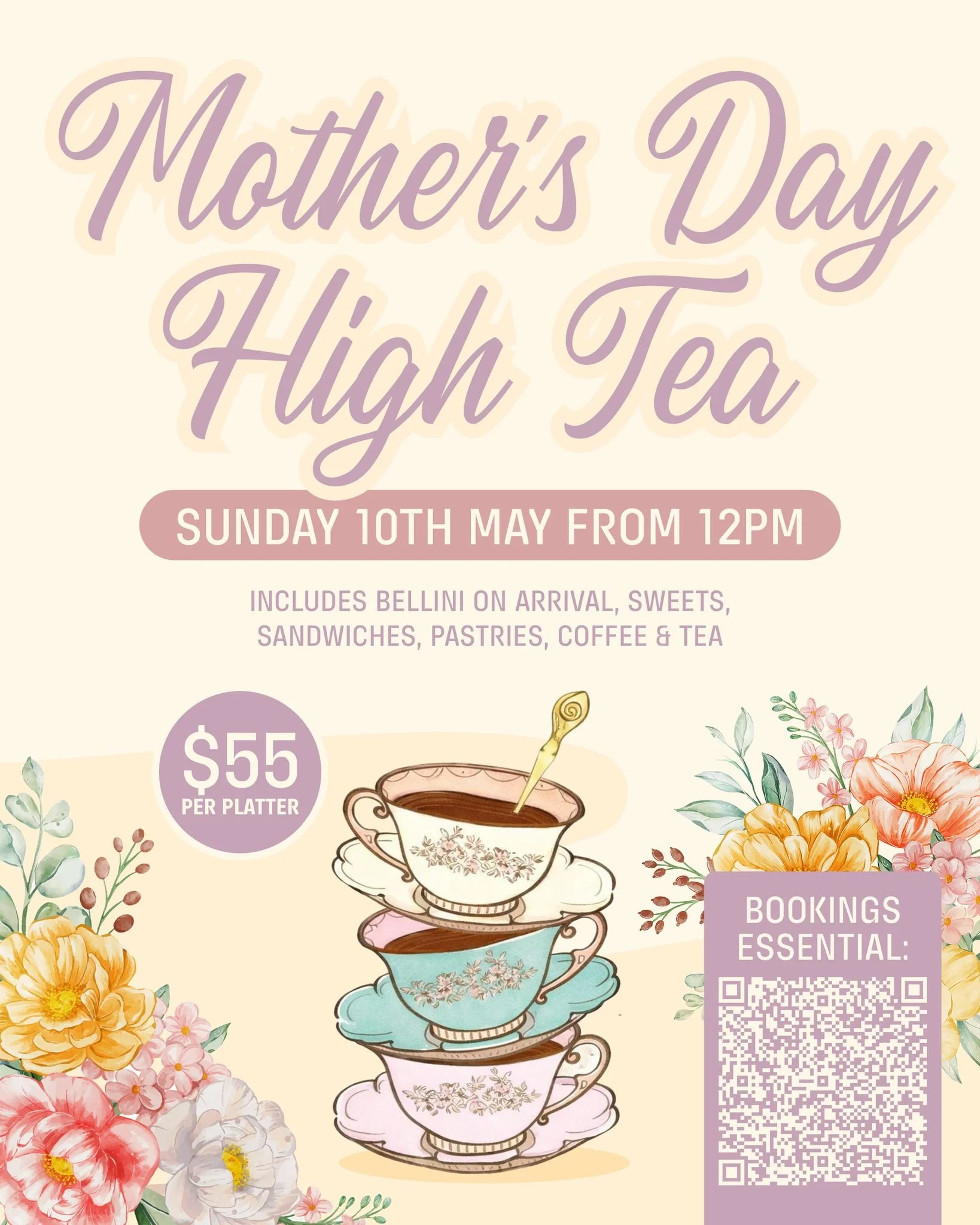 Mother&rsquo;s Day is this Sunday 💐

If you&rsquo;re still planning a special way to celebrate Mum, join us at Culburra Bowlo for a relaxed and delicious Mother&rsquo;s Day High Tea on Sunday, 10 May from 12pm.

Enjoy a beautiful spread in great com