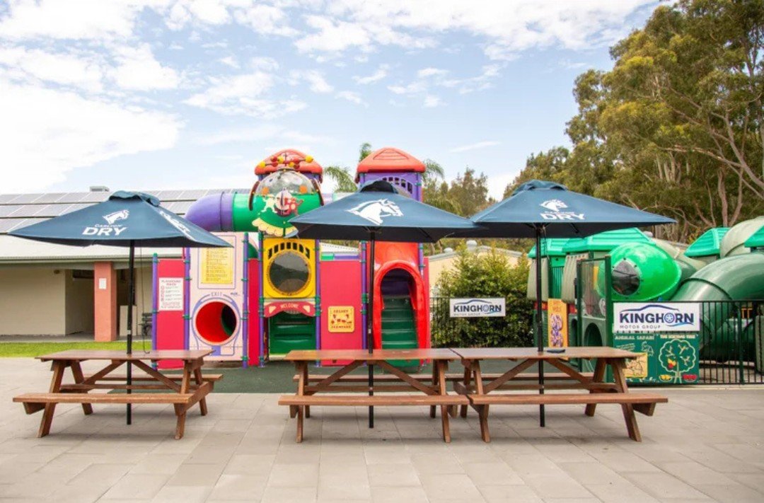 Bringing the kids along? We&rsquo;ve got the perfect spot for you.

Our outdoor kids play area is ideal for family catch-ups, with plenty of space to relax while the little ones stay entertained. Overlooking the greens and the Harvest Garden, it&rsqu