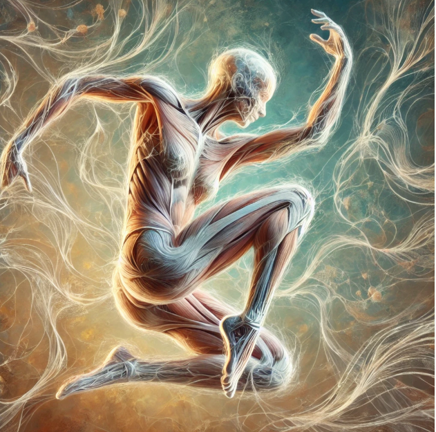 Fascial unwinding to release tension and support nervous system balance