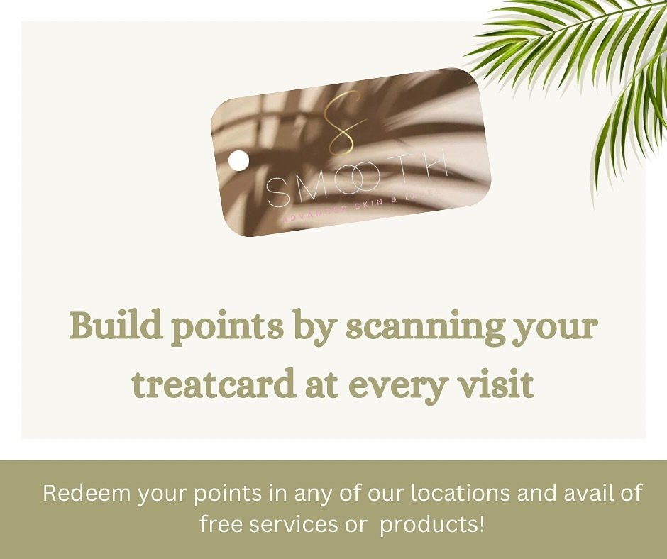 Avail of our unique and stand out loyalty programme by asking for a treatcard at your next visit❤️

&bull;Every &euro;1 on services = 1 point
&bull; Double points with every &euro;1 spent on products 
&bull; 25 points for every customer review 
&bull