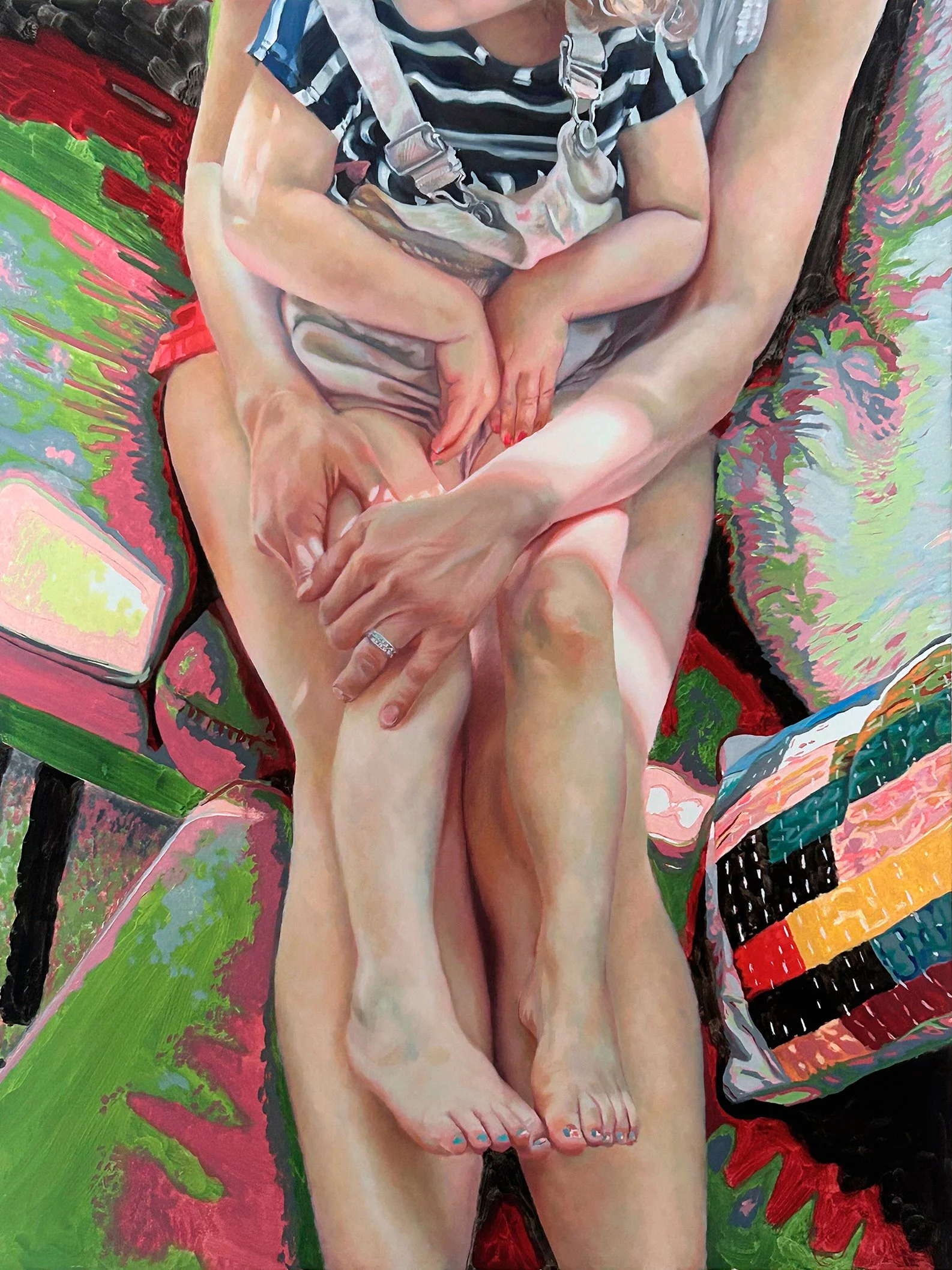 Nested, 2025, Oil on linen, 18 x 21"