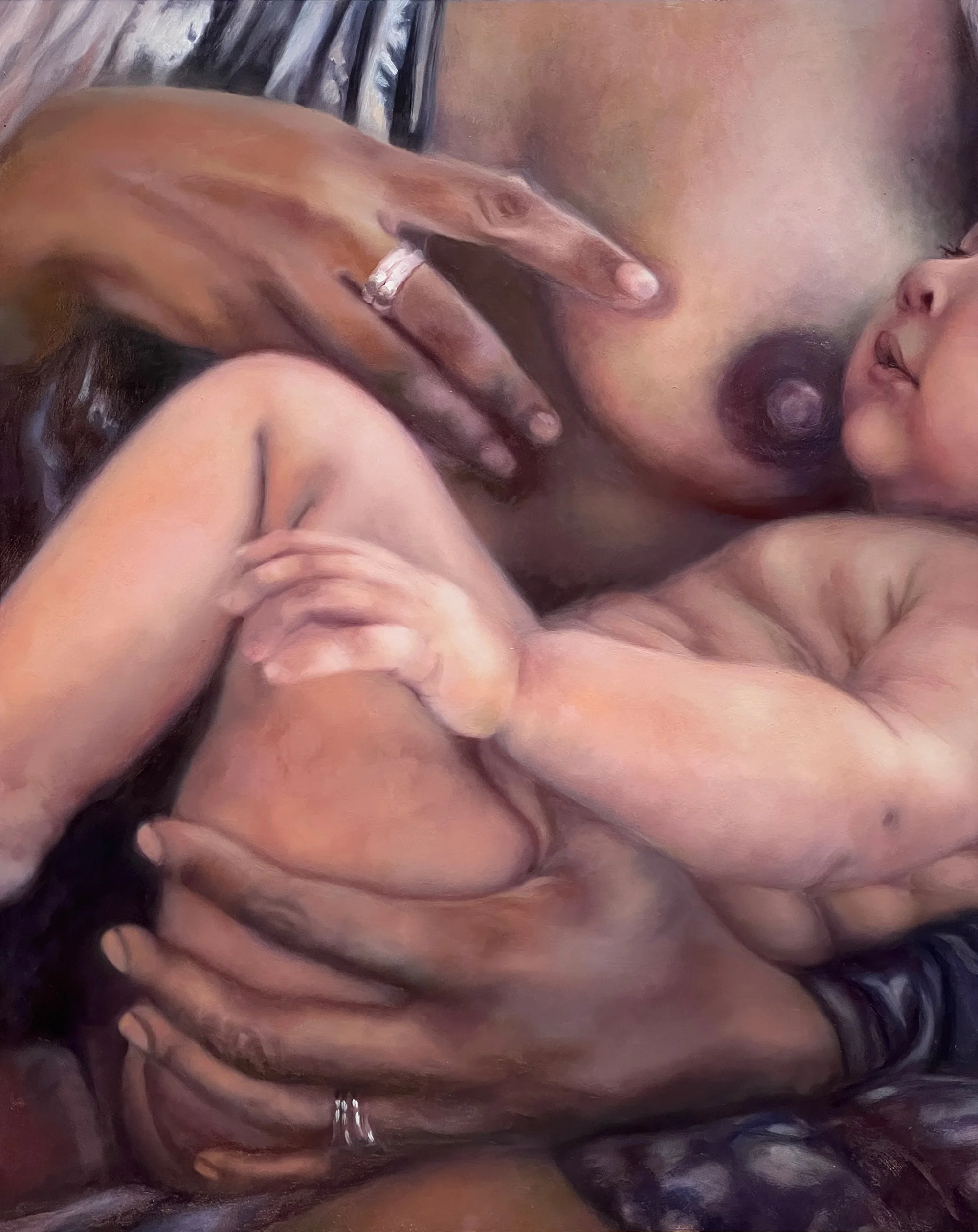 Nocturne, 2020, Oil on panel, 16 x 20”