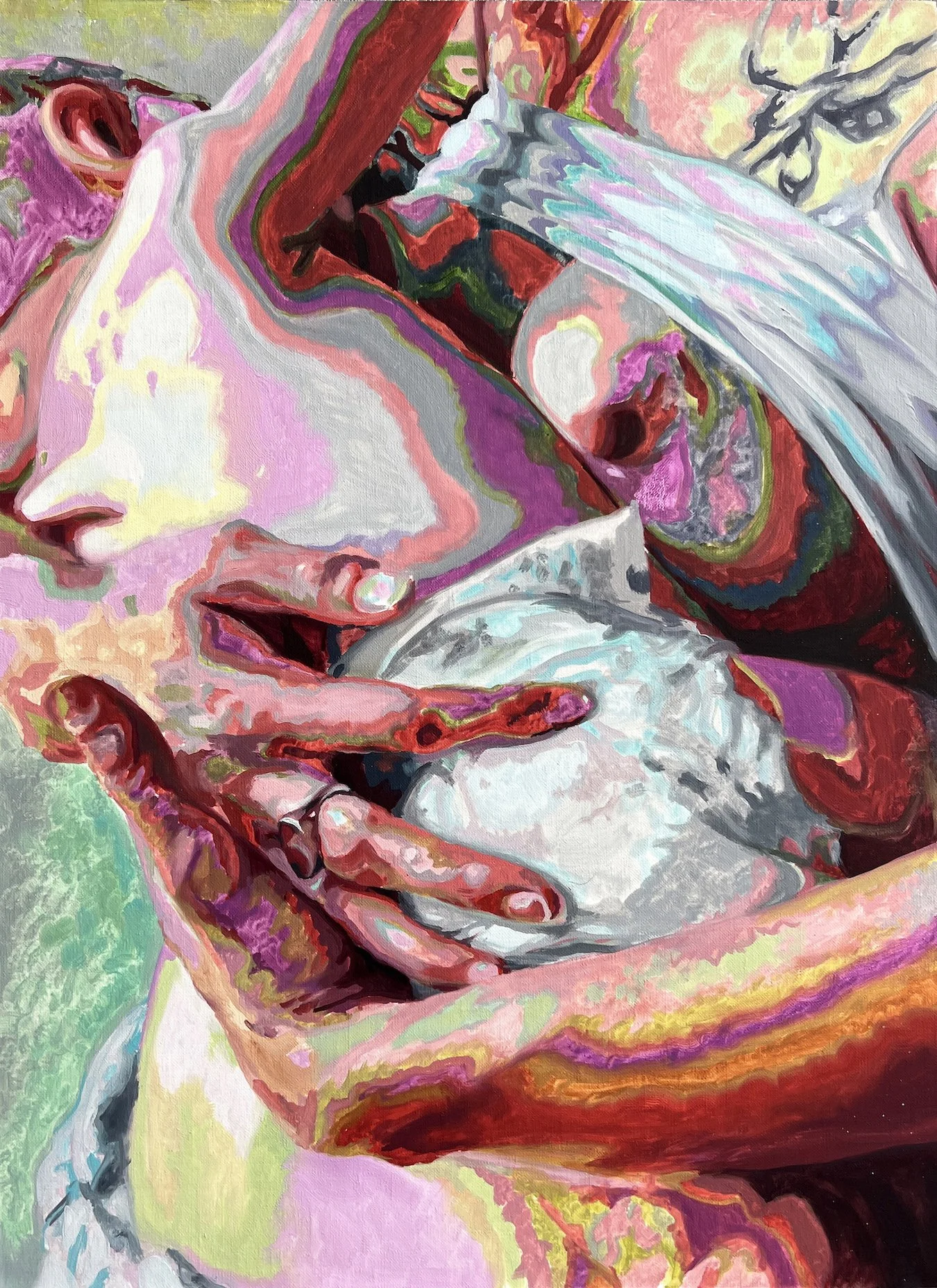 Bound State I, oil on linen