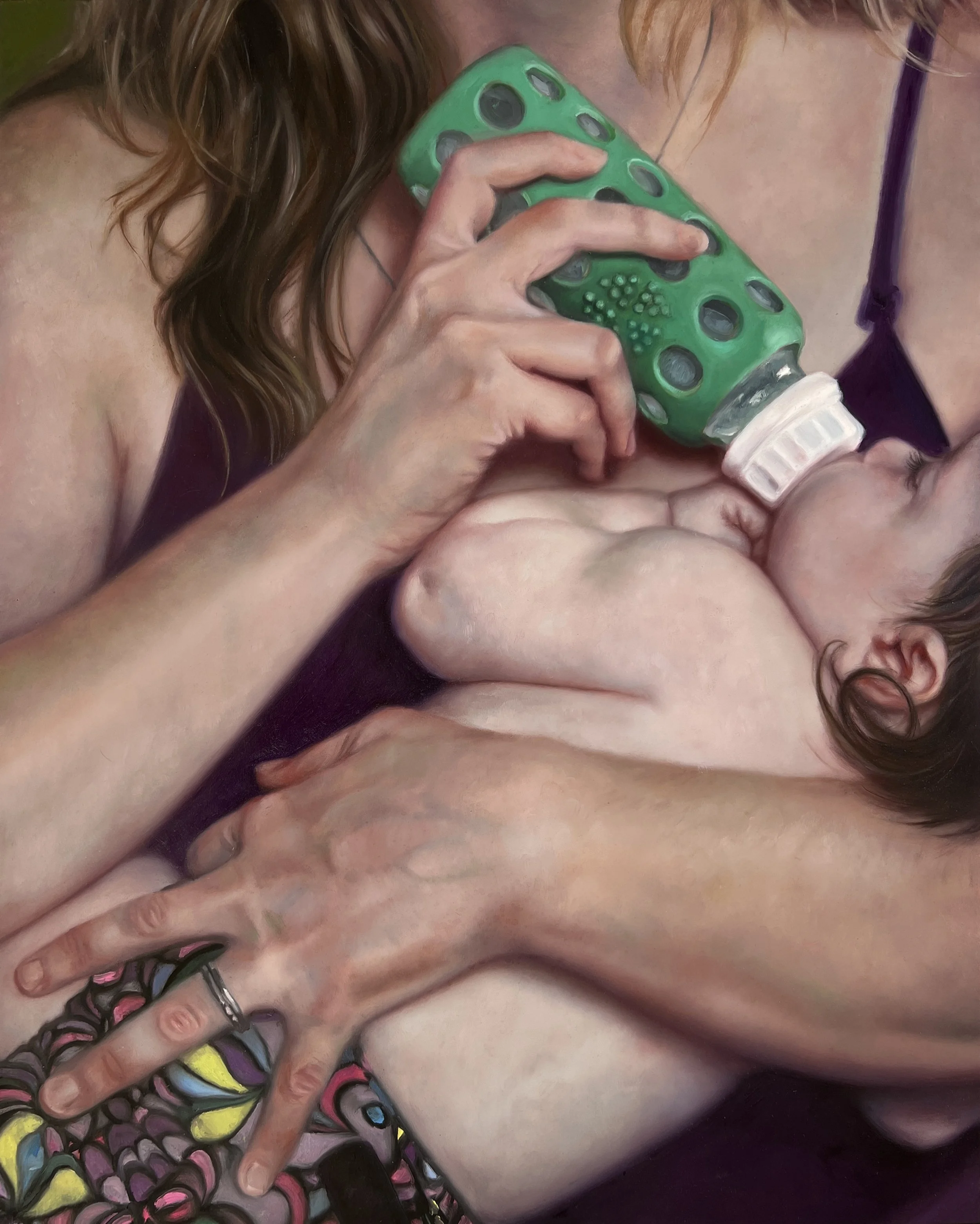 Untitled, 2021, oil on panel, 18 x24"