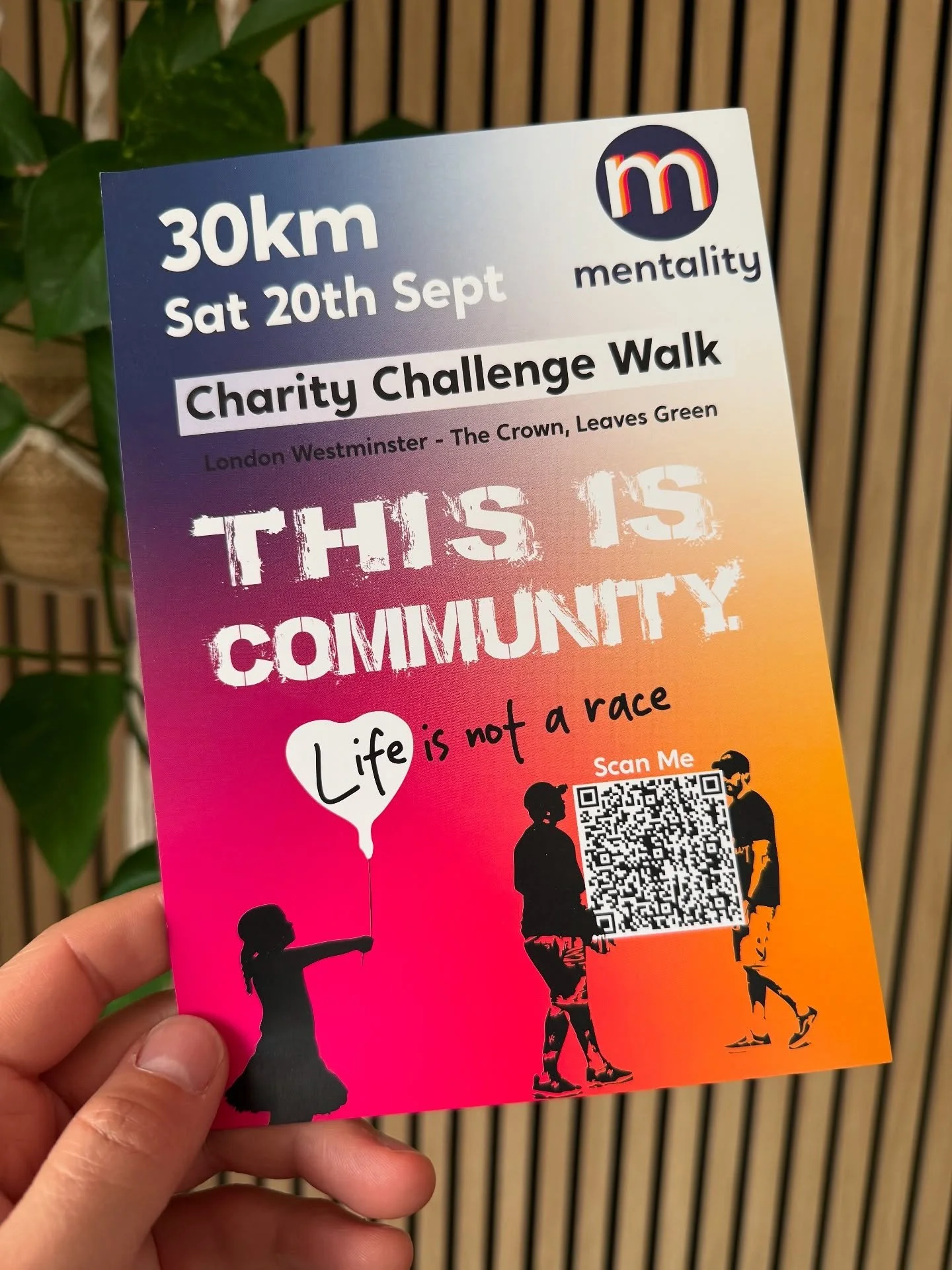 Looking for a little community spirit? 💙🧡🩷

We have it in abundance 💯

Sign up to our 30km (or 13km) Challenge walk, Saturday 20th September!! 

#mentality #mentalhealth #community #spirit #social #walk #talk #mentalhealthawareness #mentalhealthw