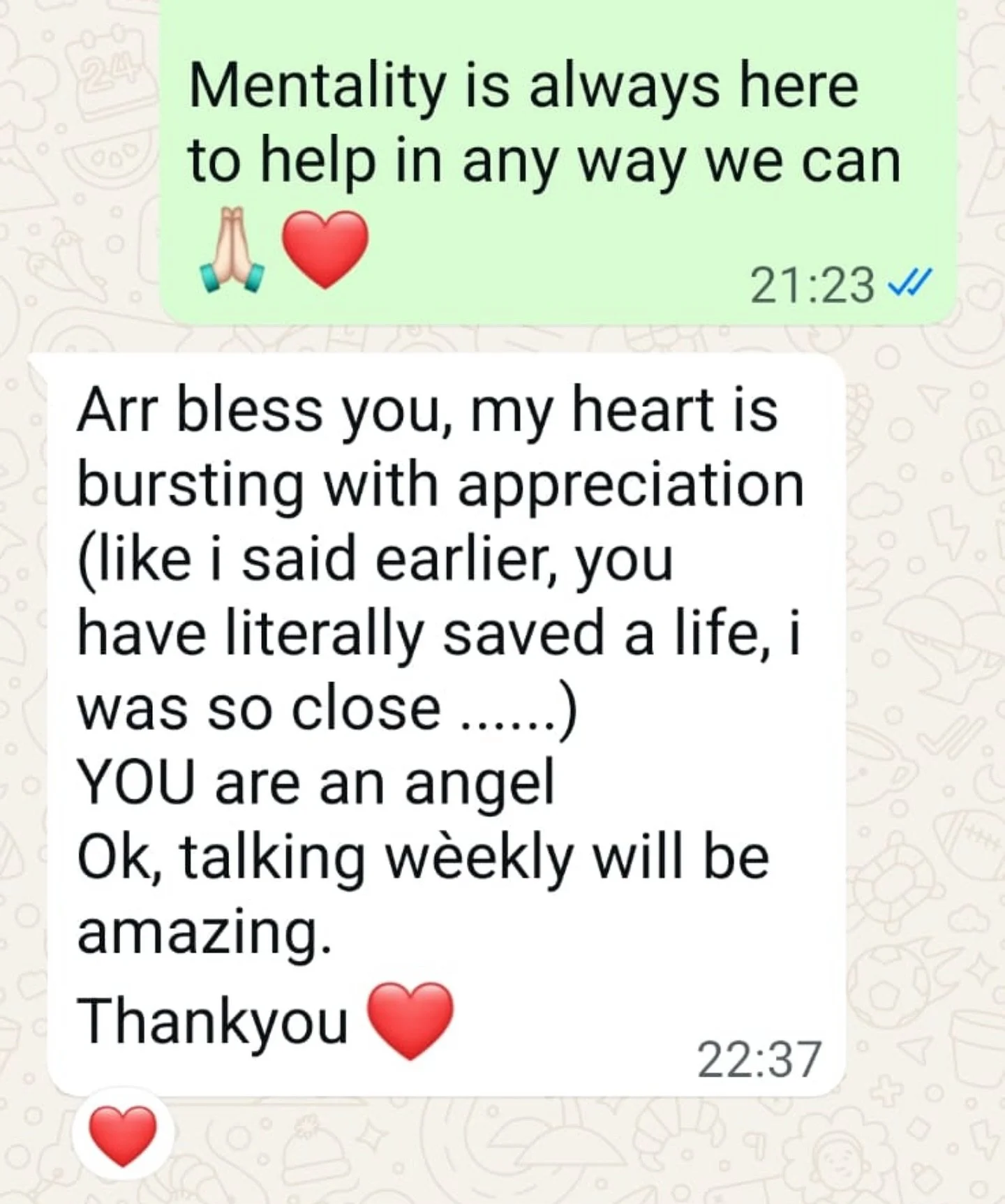 Helping people&hellip;..that&rsquo;s what we&rsquo;re all about. 🥹

To the person who made this happen&hellip;&hellip;you know who you are. 🫡

To the team who facilitate this kind of empathy and love&hellip;💙🧡🩷

#mentality #gotyourback #mentalhe