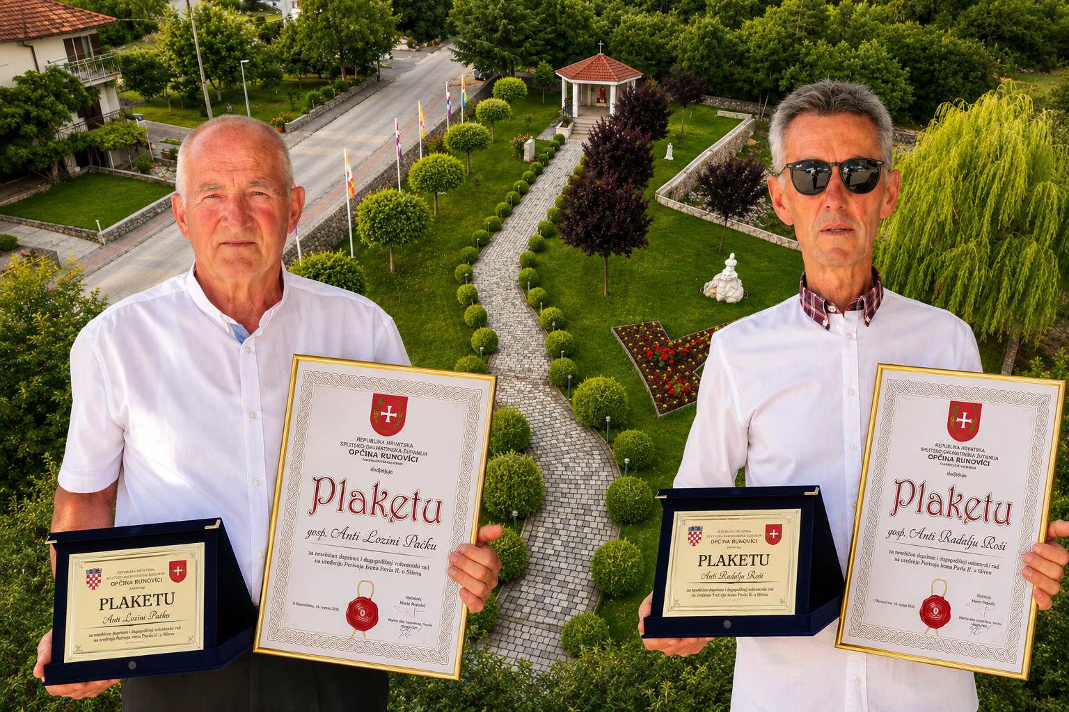 Plakete Anti Lozini “Paćku” i Anti Radalju “Roši”