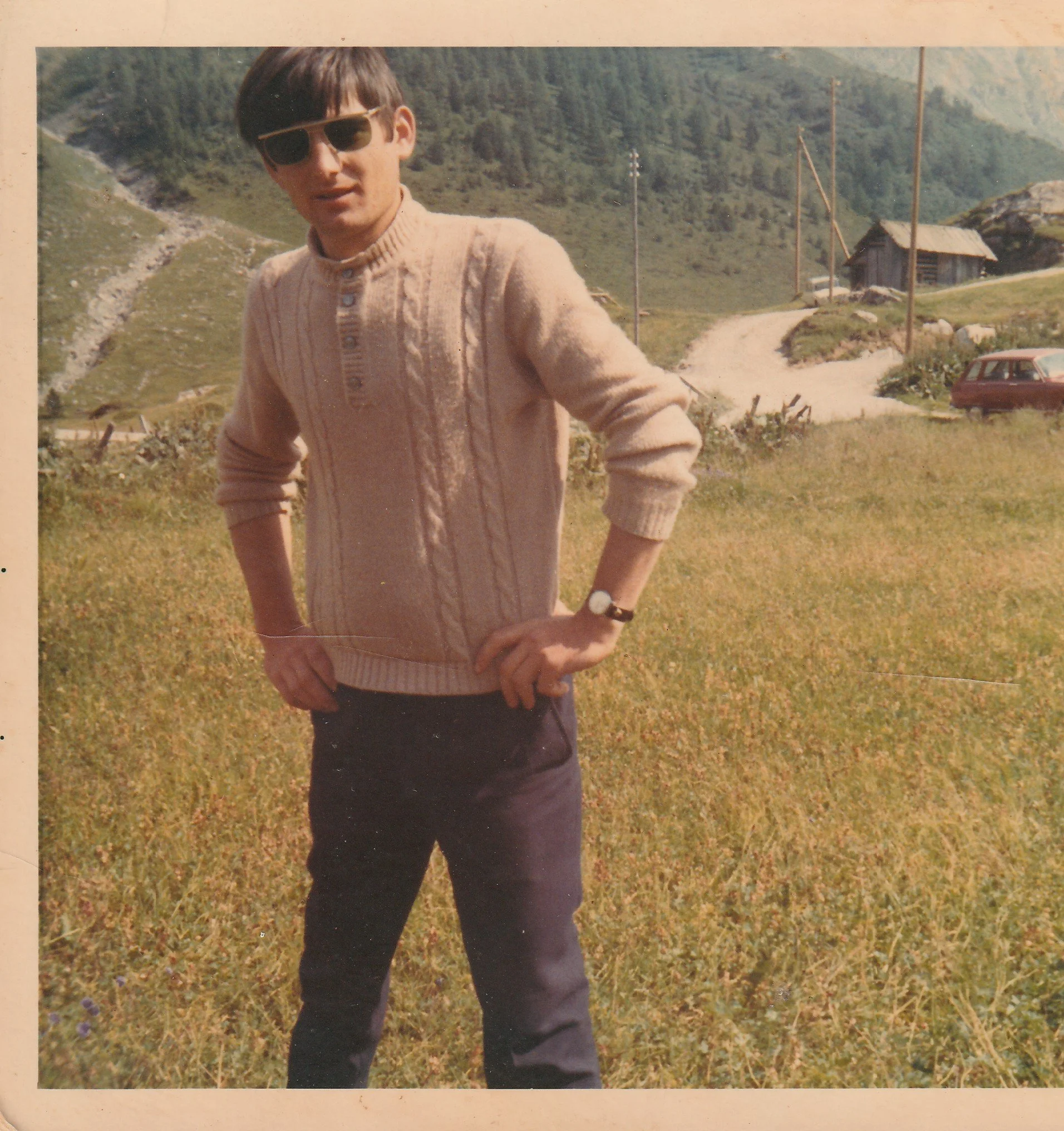 Gojko u Švicarskoj 16. 8. 1971.