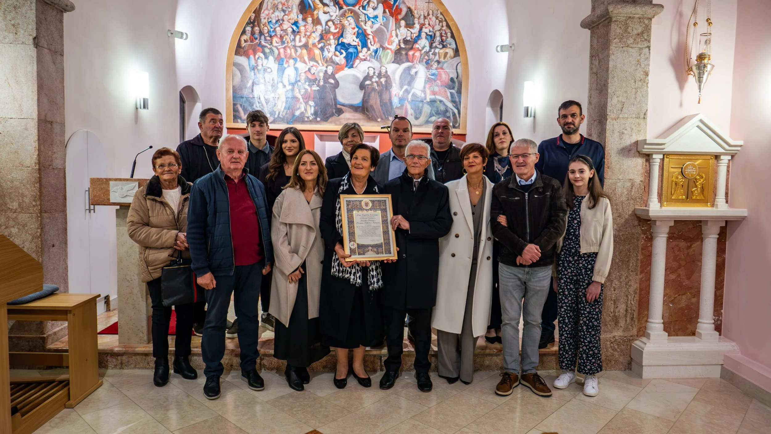 Proslava 50. godišnjice braka Stanka i Mirjane Glibota