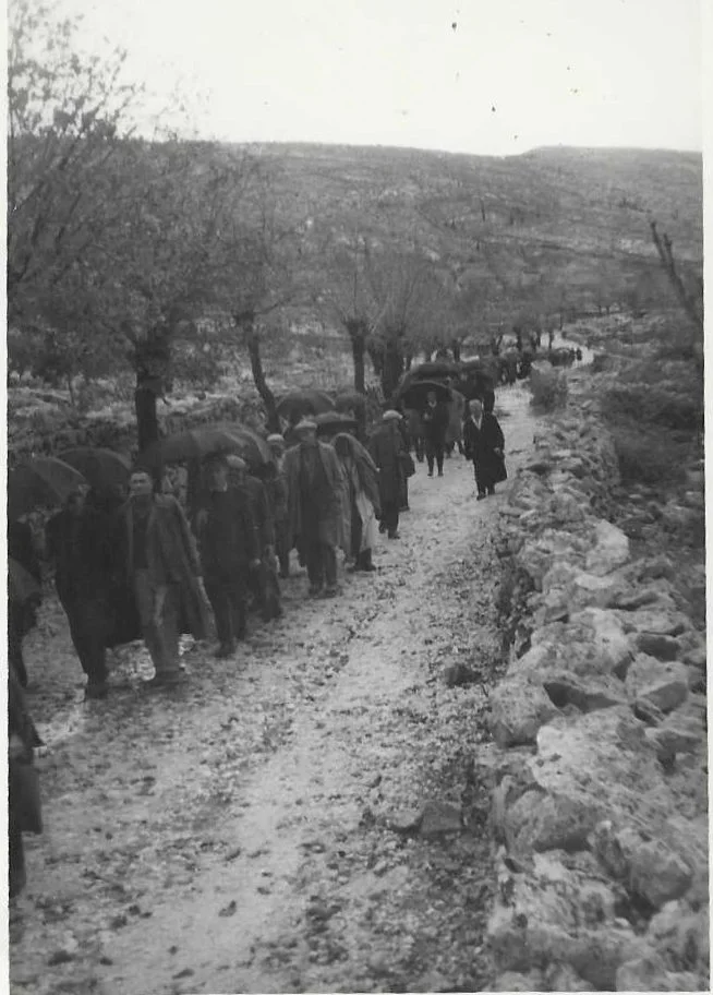 Sprovodna povorka krz Glibote i Juriće