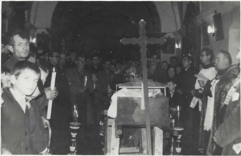 Sprovod u slivanjskoj crkvi