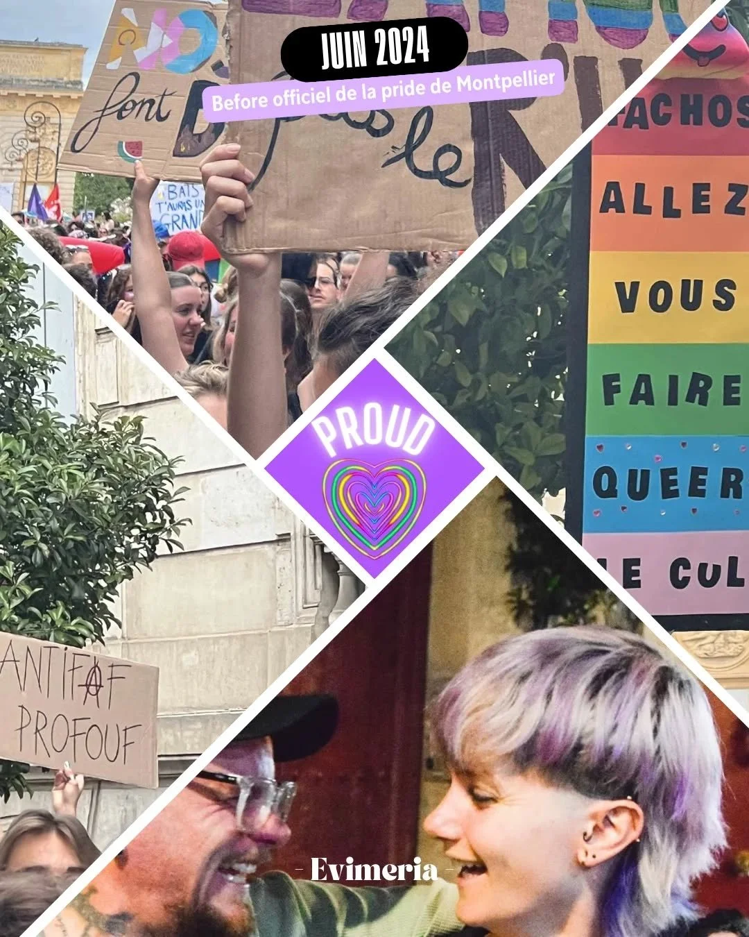 🌈 Retour sur la soir&eacute;e PROUD ! 🌈

Le 15 juin dernier, Evimeria a eu l'honneur de co-organiser le Before Officiel de la Pride de Montpellier 2024, une soir&eacute;e plac&eacute;e sous le signe de la f&ecirc;te, de la bienveillance et de la so