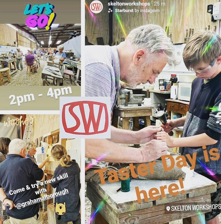 Great fun yesterday teaching beginners at our Skelton Workshop taster session .  Fancy learning stone carving with me. ? Check us out @skeltonworkshops
