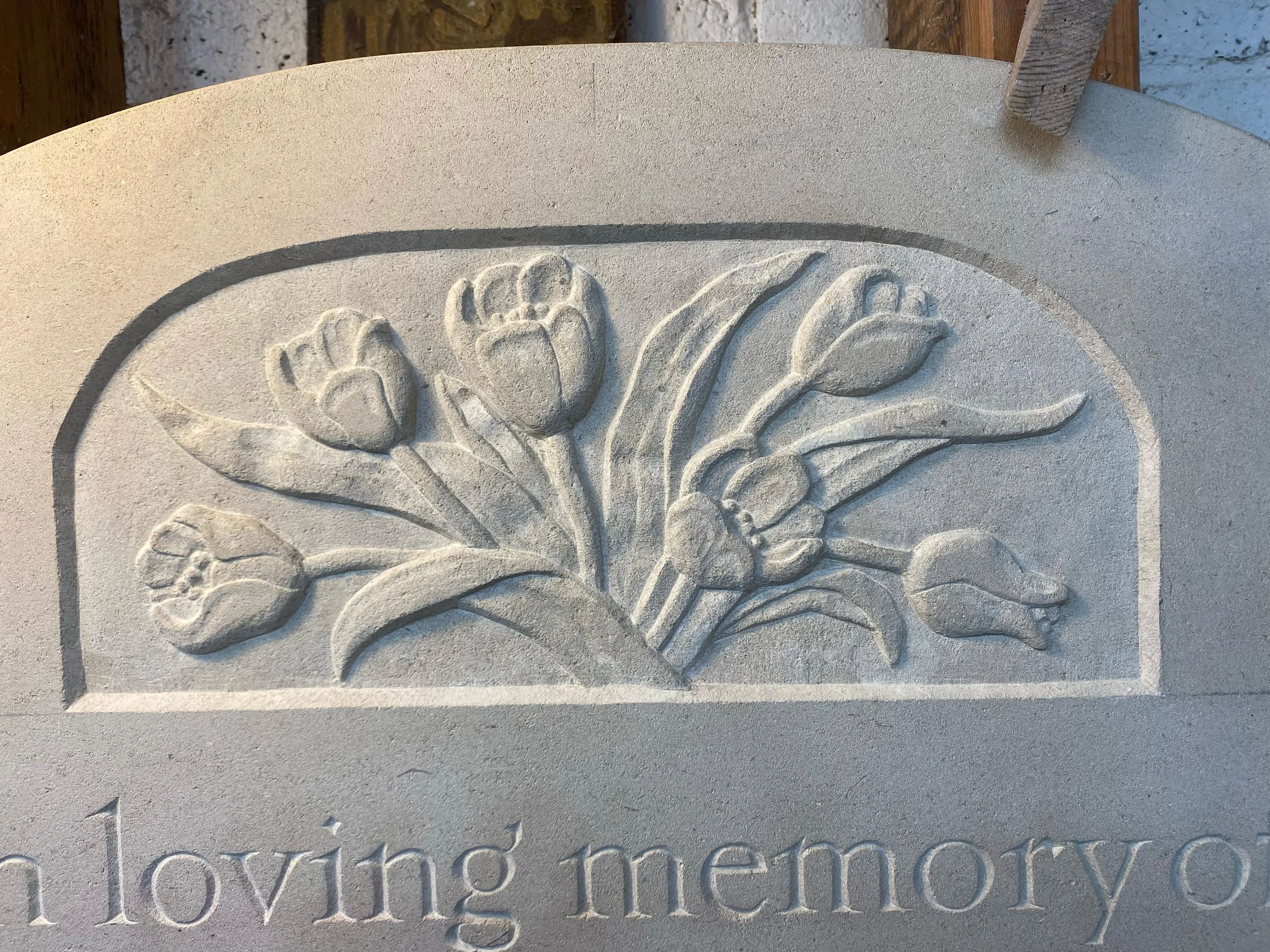 Carved flowers
