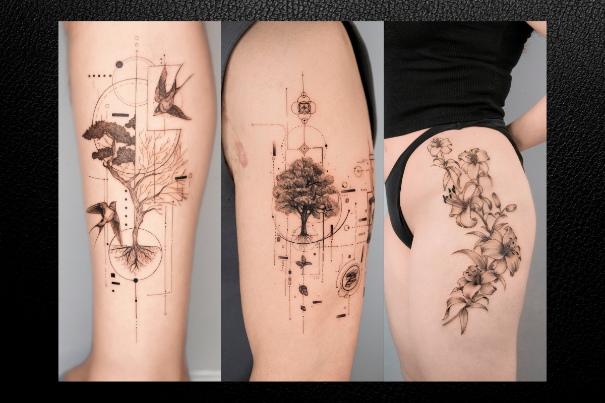 Plant Tattoo: Meanings, Designs &amp; Fine Line Artistry