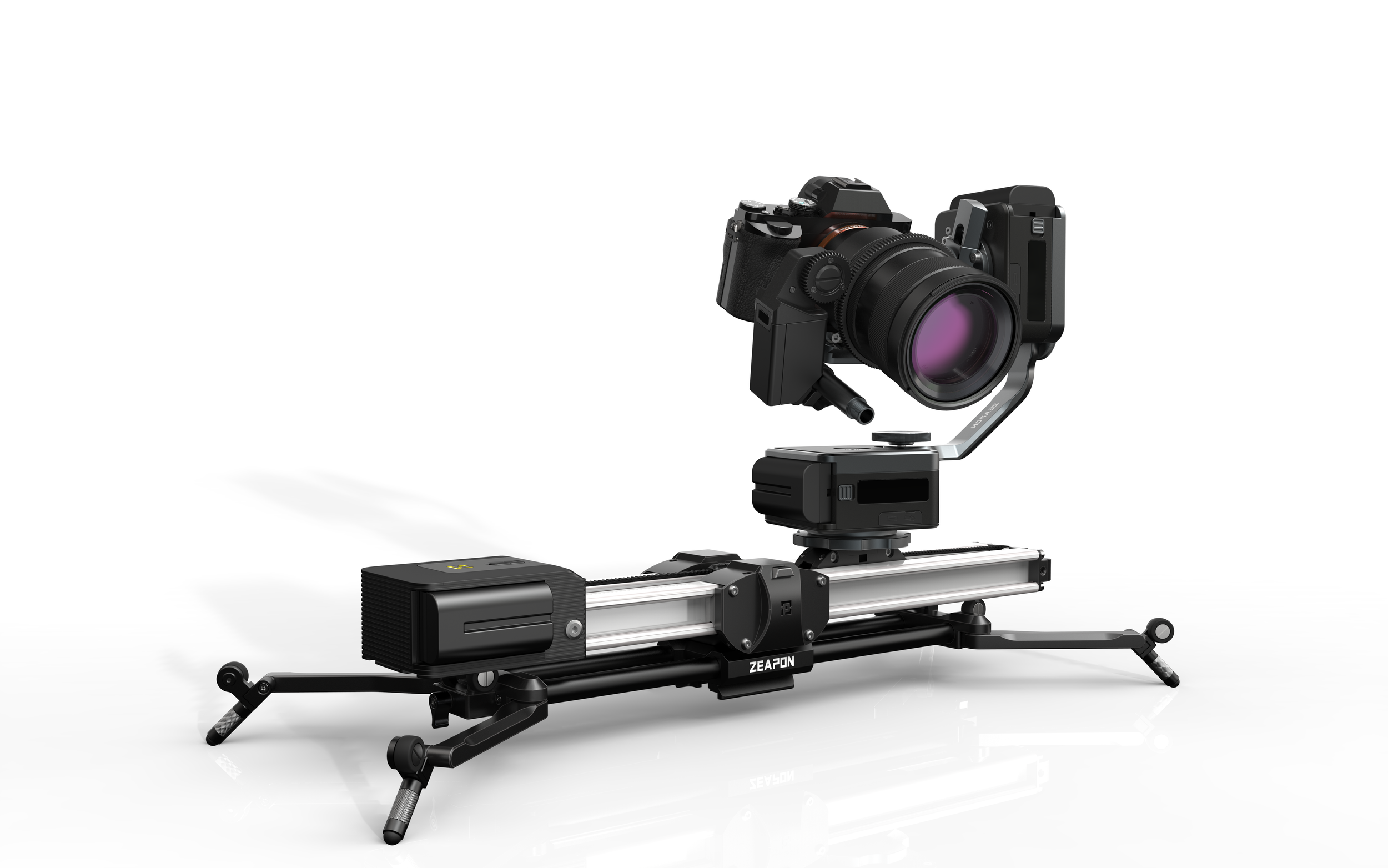 Zeapon Slider Micro 1 Plus, Pan and TIlt head and tripod Stabilizer Motorized (Cam not inc)