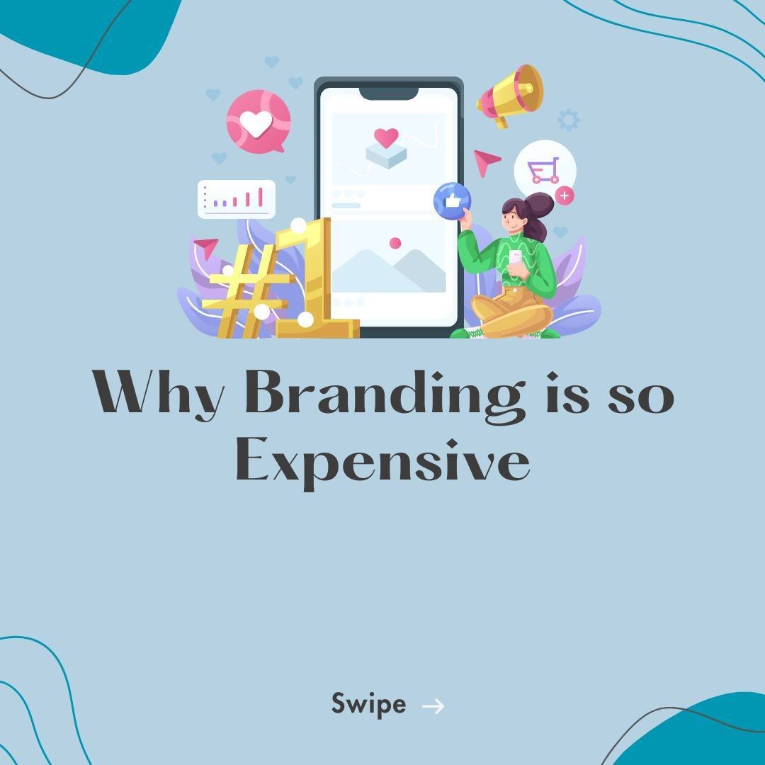 Swipe through to unravel the mystery behind the price tag of branding! 💸🔍 Branding might seem expensive, but it's the soul of your business's identity, setting you apart in a crowded market. 🚀💡 #BrandingBasics #InvestInIdentity #BrandValue