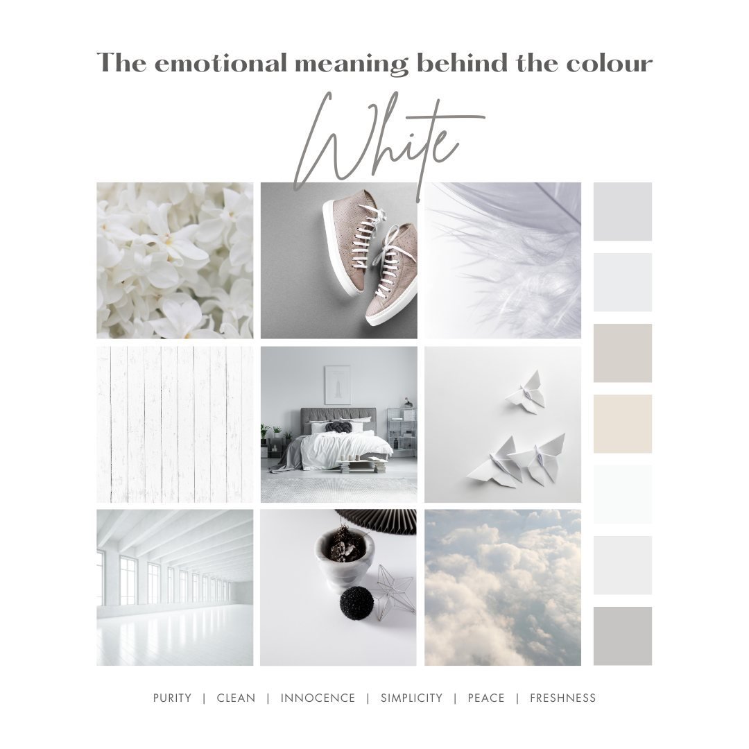 White: a canvas of endless possibilities. Symbolising purity, peace, and new beginnings, it invites us to clear the clutter and embrace simplicity. 🕊️💭 #ColourMeaning #PureWhite #FreshStarts