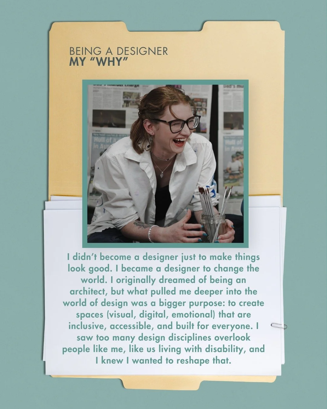 Every designer has a why &mdash; and mine was born long before it was ever a business.

For me, design wasn&rsquo;t a career choice. It was survival.

When I was rebuilding my life through illness, disability, and recovery, creativity became a lifeli
