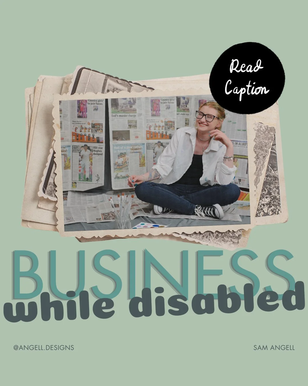 When I started Angell Designs, I was drowning. Intense bipolar episodes, chronic pain, hospitalisations&hellip; really a body that simply didn&rsquo;t follow the rules of &ldquo;traditional entrepreneurship.&rdquo;

There were days my brain and body 