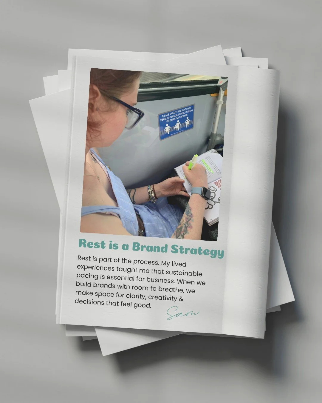 Rest isn&rsquo;t a reward in my business. It&rsquo;s my entire strategy.

Rest is a deliberate, essential part of how I design, how I support clients, and how I&rsquo;ve managed to build a studio that&rsquo;s sustainable for both my body and my brain