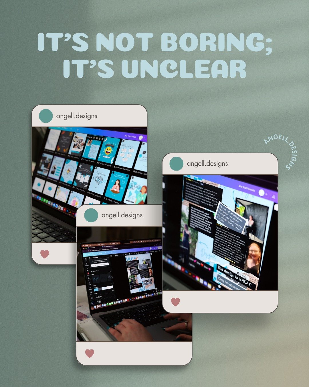 Most people don&rsquo;t have a creativity problem&hellip; They have a *clarity* problem.

Whenever someone tells me, &ldquo;My content is boring,&rdquo; what they usually mean is, &ldquo;Nothing feels connected.&rdquo; And honestly? I get it. Without