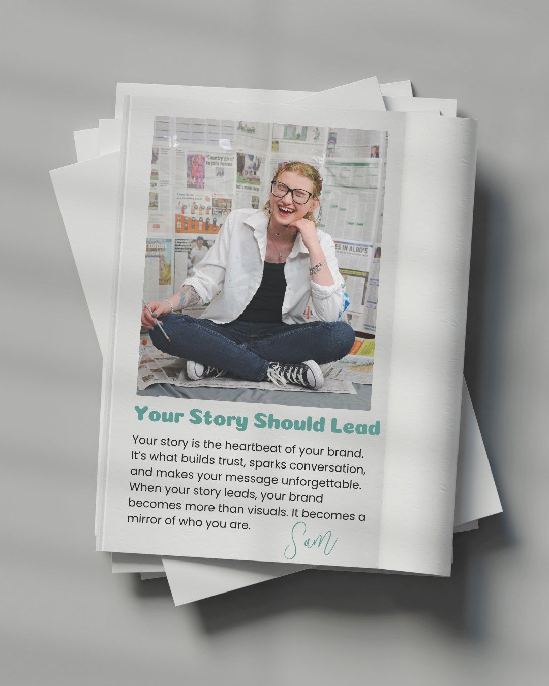 Your story should be the heartbeat of your brand. Not whatever&rsquo;s trending, not what you think people want to hear, not the polished version you&rsquo;ve been taught to perform. Story is the pulse beneath everything: your values, your identity, 