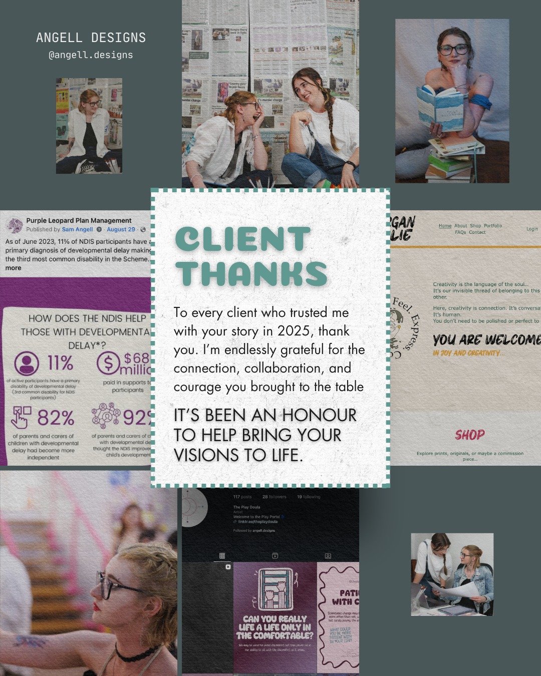 As 2025 comes to a close, I want to pause and say the biggest thank you to every client who trusted me with their story this year.

Thank you for inviting me into your businesses, your ideas, your vulnerability, your &ldquo;I&rsquo;m not quite sure y