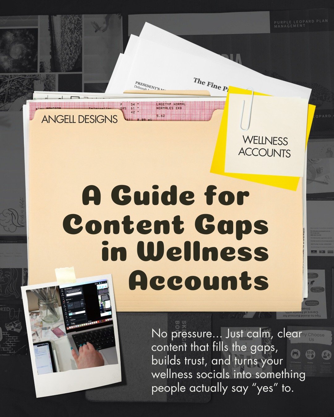 Most wellness accounts don&rsquo;t have a &ldquo;content problem.&rdquo; They have a content gap problem.

I&rsquo;m Sam (they/them), a branding specialist and graphic designer helping health and wellness practitioners build calm, clear, and human on