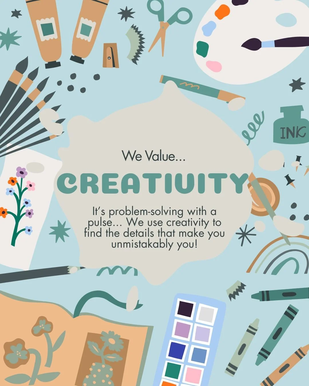 Creativity is another core value at Angell Designs. For us, this isn&rsquo;t just about decoration. It&rsquo;s about problem-solving with a pulse.

I&rsquo;m Sam (they/them), a branding specialist and graphic designer. I work with heath and wellness 