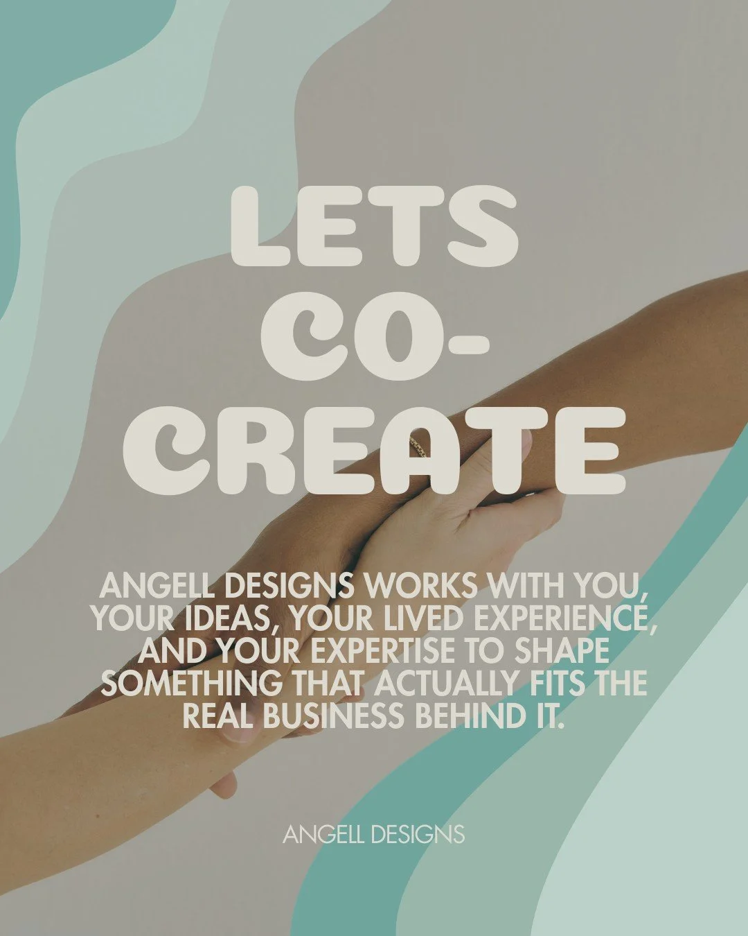 Co-create with others is one of my favourite ways to work because better brands aren&rsquo;t built through control&hellip; they&rsquo;re built through collaboration.

I&rsquo;m Sam (they/them), a branding specialist at Angell Designs. I don&rsquo;t j