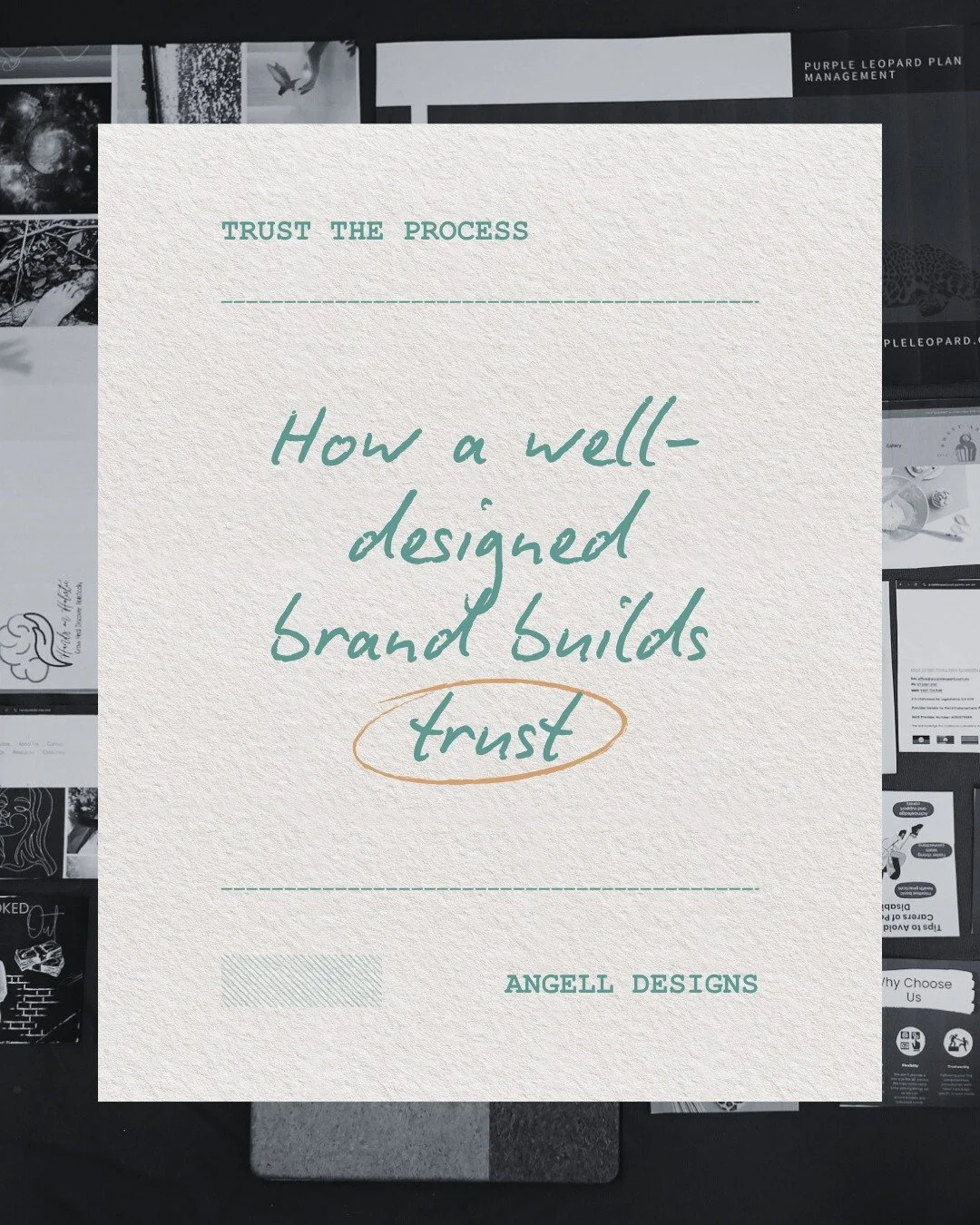 A well-designed brand builds trust because it reduces uncertainty. When your visuals are consistent, hierarchy is clear, and your messaging is easy to understand, people don&rsquo;t have to work hard to figure you out. They can focus on the only ques