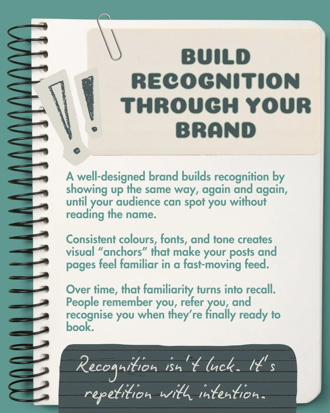 A well-designed brand builds recognition by showing up the same way, again and again&hellip; and again, until your audience can spot you without even reading the name.

I&rsquo;m Sam (they/them), a branding specialist and designer helping health and 