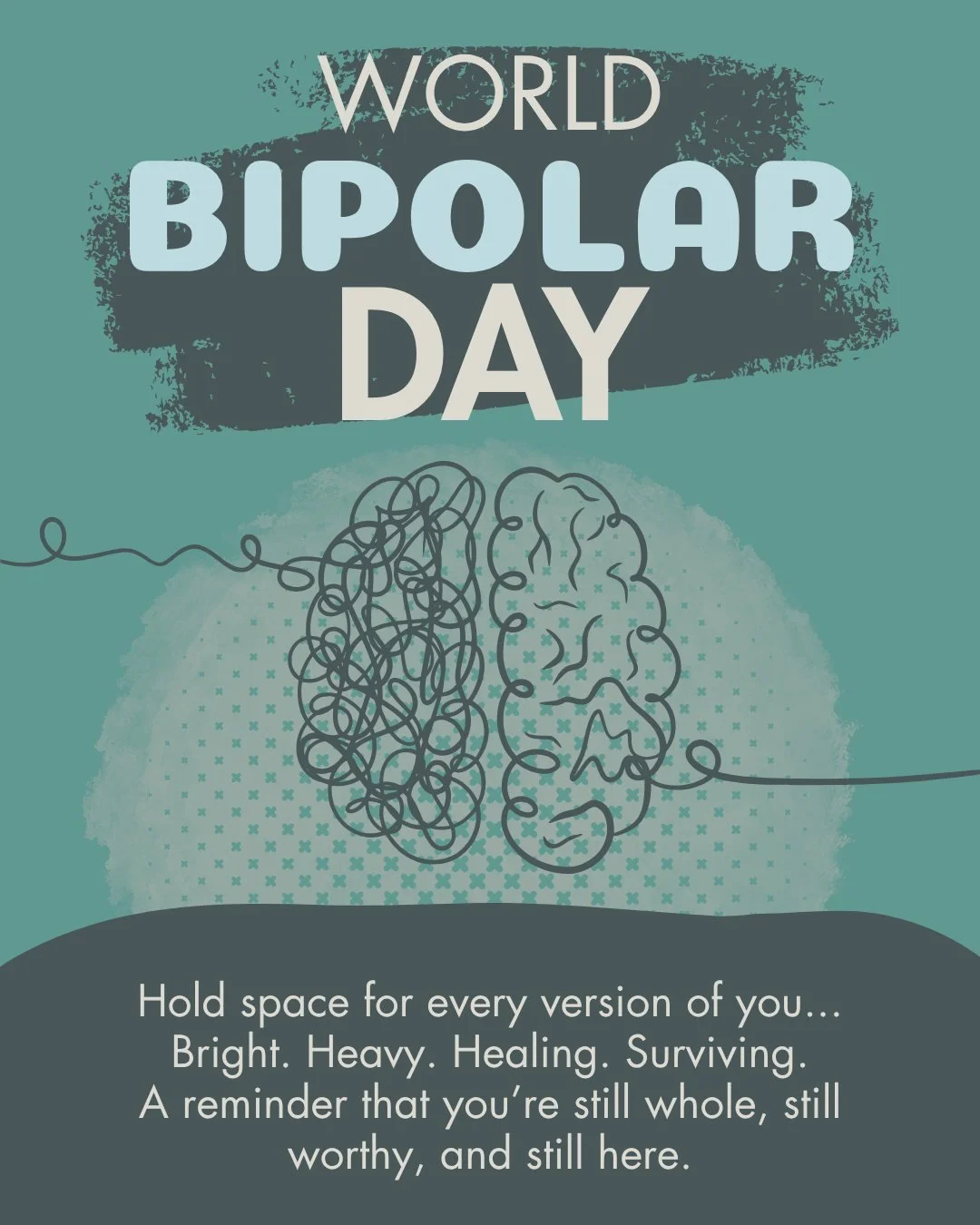 It&rsquo;s World Bipolar Day, and I want to say this as plainly as possible: bipolar is NOT a vibe, punchline, or personality flaw. It&rsquo;s a real condition, and for a lot of us it&rsquo;s a full-time weather system we didn&rsquo;t exactly order. 