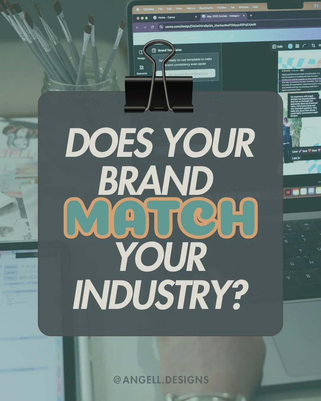 Does your brand actually match your identity&hellip; or is your business one thing in real life and totally something different online? Because when your visuals and messaging align with what your audience expects in your space, trust builds faster. 