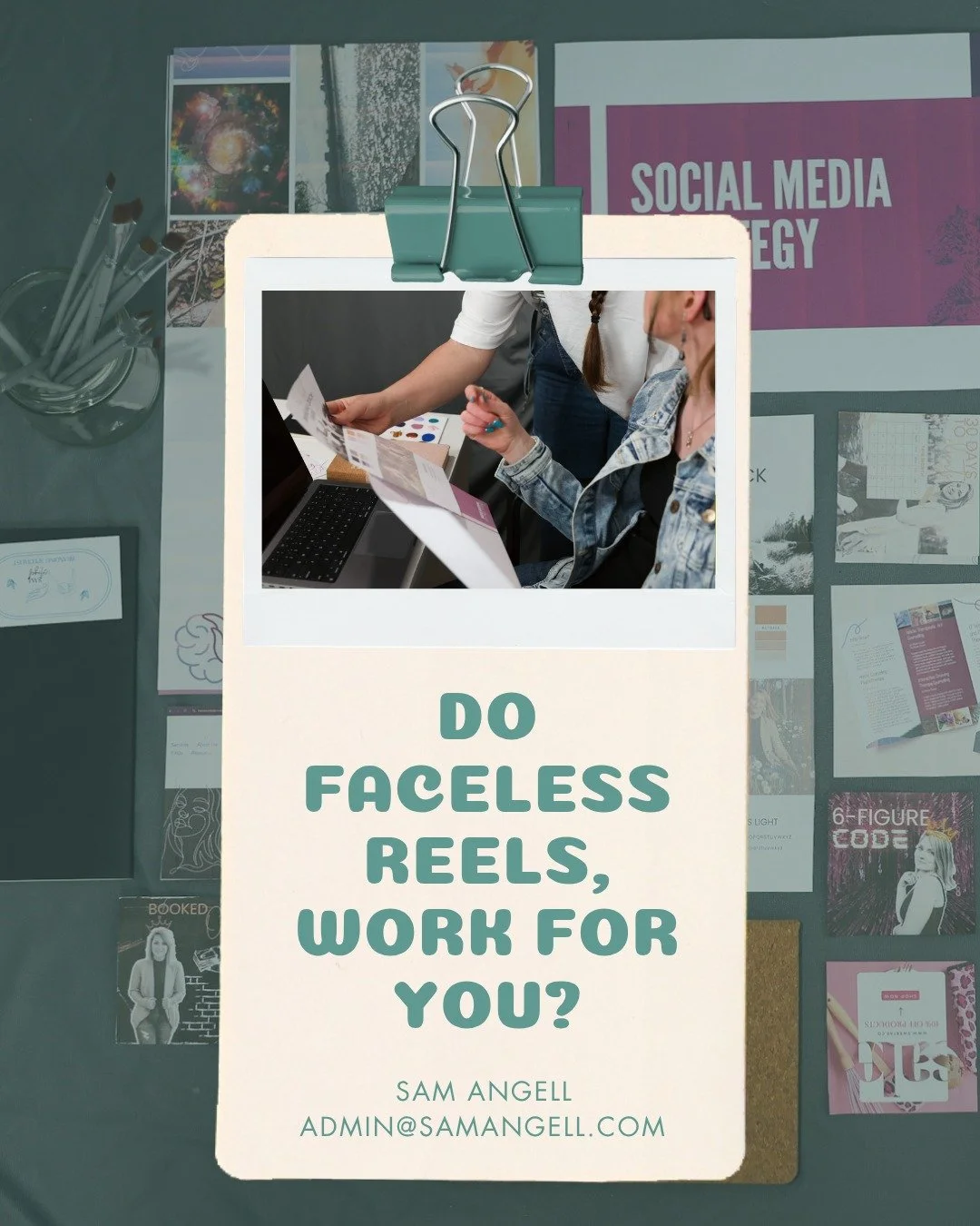 You don&rsquo;t need to show your face to make reels that work. Faceless reels can still build trust, show personality, and bring in enquiries all without asking you to perform on camera like it&rsquo;s a second full-time job.

For a lot of practitio