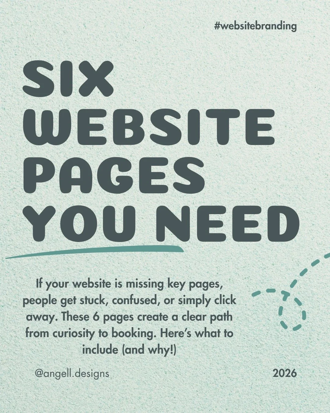 Most service businesses don&rsquo;t need a 25-page website. They need the right 6 pages (built clearly) so people can trust you, understand you, and book you all without doing detective work.

I&rsquo;m Sam (they/them), a queer and disabled branding 