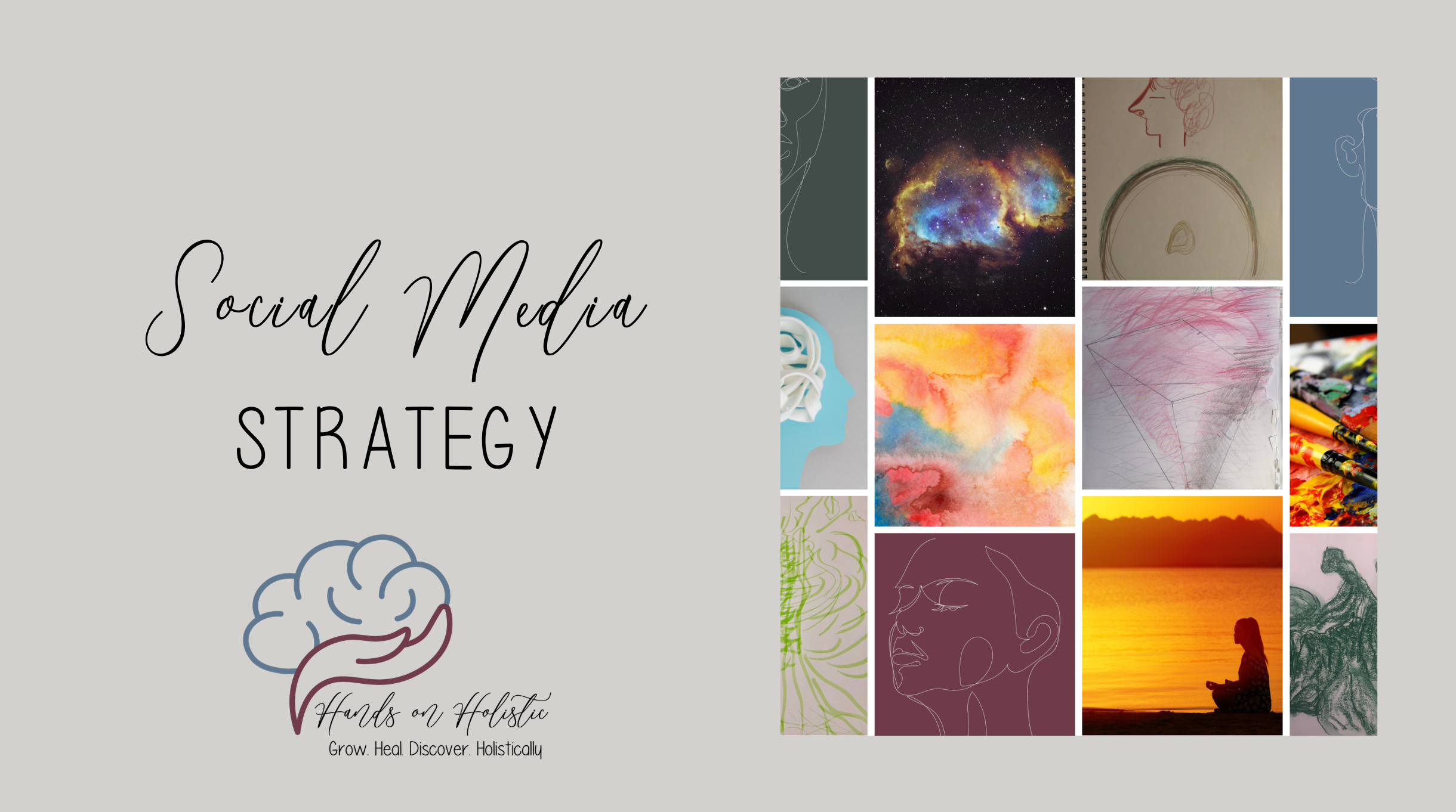 Hands On Holistic social media strategy cover page