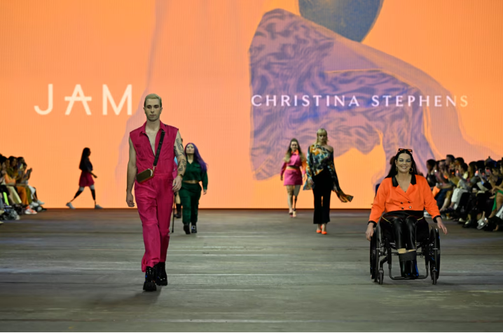 Afterpay Australian Fashion Week runway (Image from Birrell, 2022)