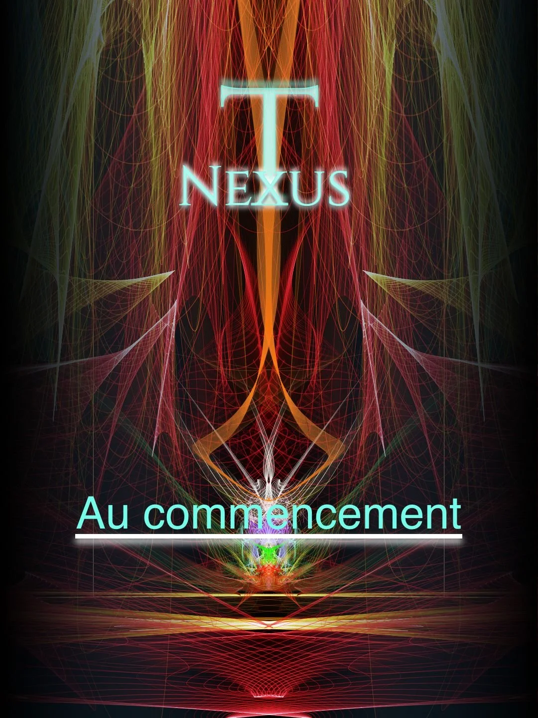 NexTus Image fractale du portail “Au commencement” – Projet NexTus. Représentation vibratoire de l’origine, du souffle créateur et du lien entre le ciel et la terre. Première étape du voyage de convergence des consciences.