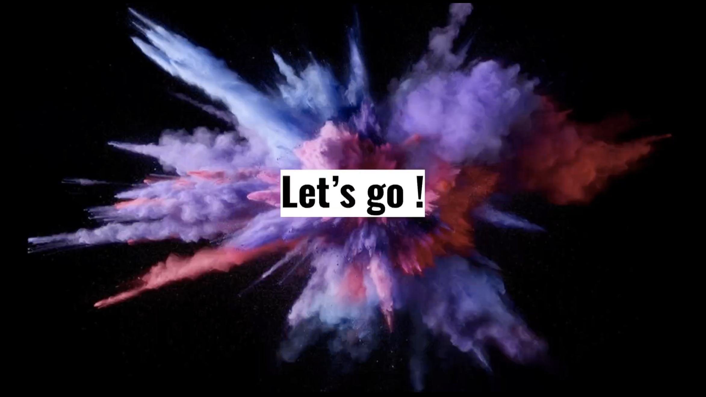une explosion de couleurs qui montre l'action d'Oser se montrer et de se choisis
