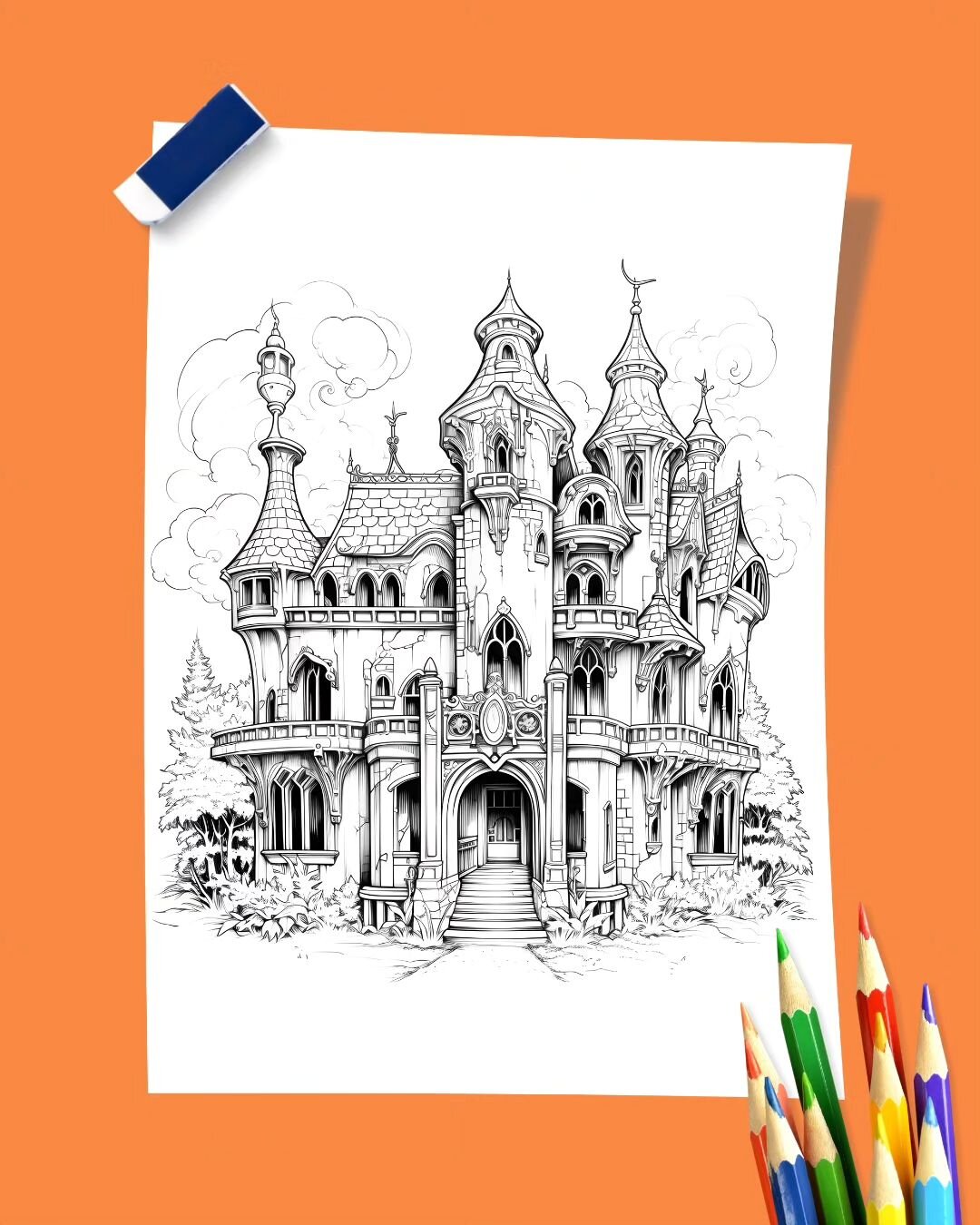 Ever dreamt of owning your own 🏰? We can't  help you with that, but we can offer the next best thing - well sort of 😀 Dive into our Halloween Coloring Book and unleash your creativity. Looking for great coloring adventures? Check out our books and 