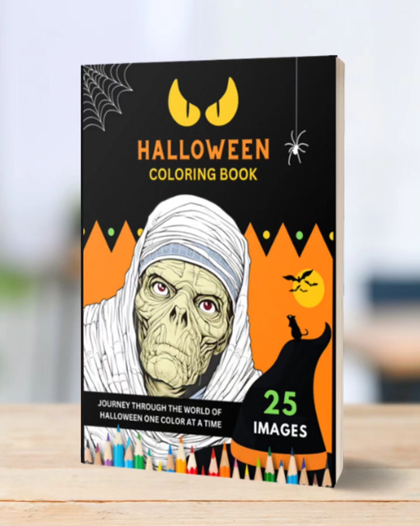 Unleash your creativity this spooky season with our newly launched #HalloweenColoringBook. Journey through the eerie world of Halloween, one color at a time. Get yours today - Link in bio.
.
.
.
#Halloween2023 #ColoringBook