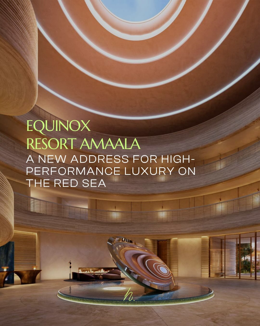 Equinox Resort AMAALA has just opened at the heart of Triple Bay, on the Red Sea coast ✨

Exclusively adults-only, the resort brings movement, nutrition, recovery, sleep and cultural experiences into one stay.

The rooms feature circadian lighting, t